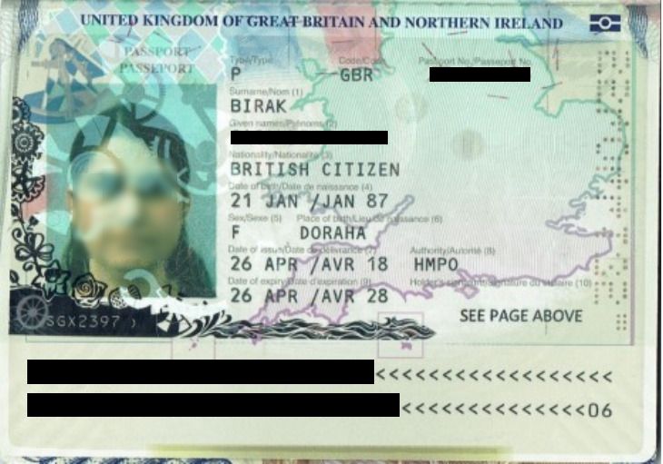 Applicant Passport for Ukraine Visa